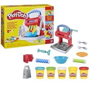 Play-Doh Kitchen Creations Noodle Party Playset with 5 Non-Toxic Play-Doh Colors